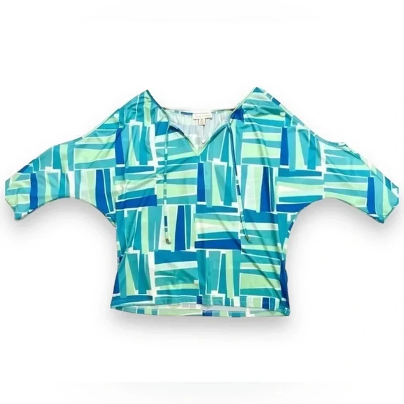NWT Cuddy Studios Carmen Cold Shoulder Blouse - Picture 1 of 5